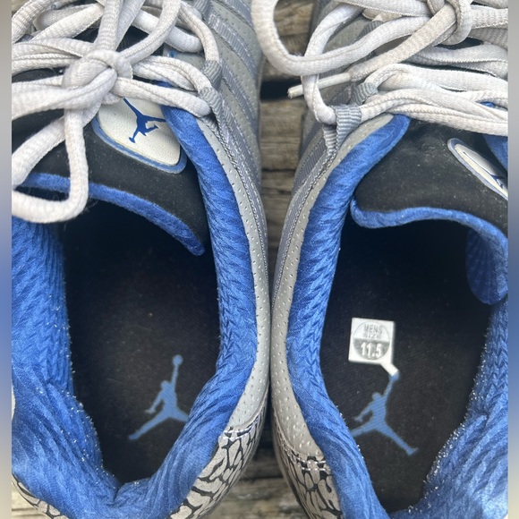 Jordan Comfort Viz Air 11 Leather Stealth Pack-Varsity Royal. Size 11.5 - Picture 7 of 8